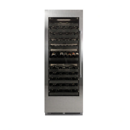 Perlick CC30D-2-4RL Dual-Zone Wine Column Refrigerator, Glass Door, 16.9 cu. ft., 100-Bottle Capacity