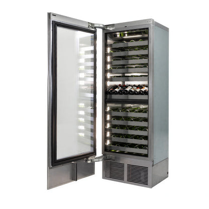 Perlick CC30D-2-4RL Dual-Zone Wine Column Refrigerator, Glass Door, 16.9 cu. ft., 100-Bottle Capacity