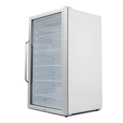 Whynter CBM-1060XLW/CBM-1060XLWa Commercial 10.6 cu. ft. Stainless Steel Commercial Beverage Merchandiser Display Refrigerator with Superlit Door and Lock – White - product image 5