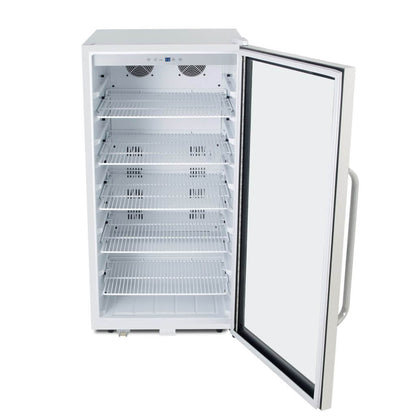 Whynter CBM-815WS/CBM-815WSa Commercial  8.1 cu. ft. Stainless Steel Commercial Beverage Merchandiser Display Refrigerator with Superlit Door and Lock – White - product image 3