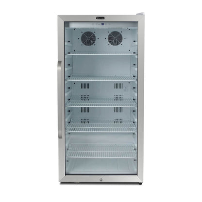 Whynter CBM-815WS/CBM-815WSa Commercial  8.1 cu. ft. Stainless Steel Commercial Beverage Merchandiser Display Refrigerator with Superlit Door and Lock – White - product image 5