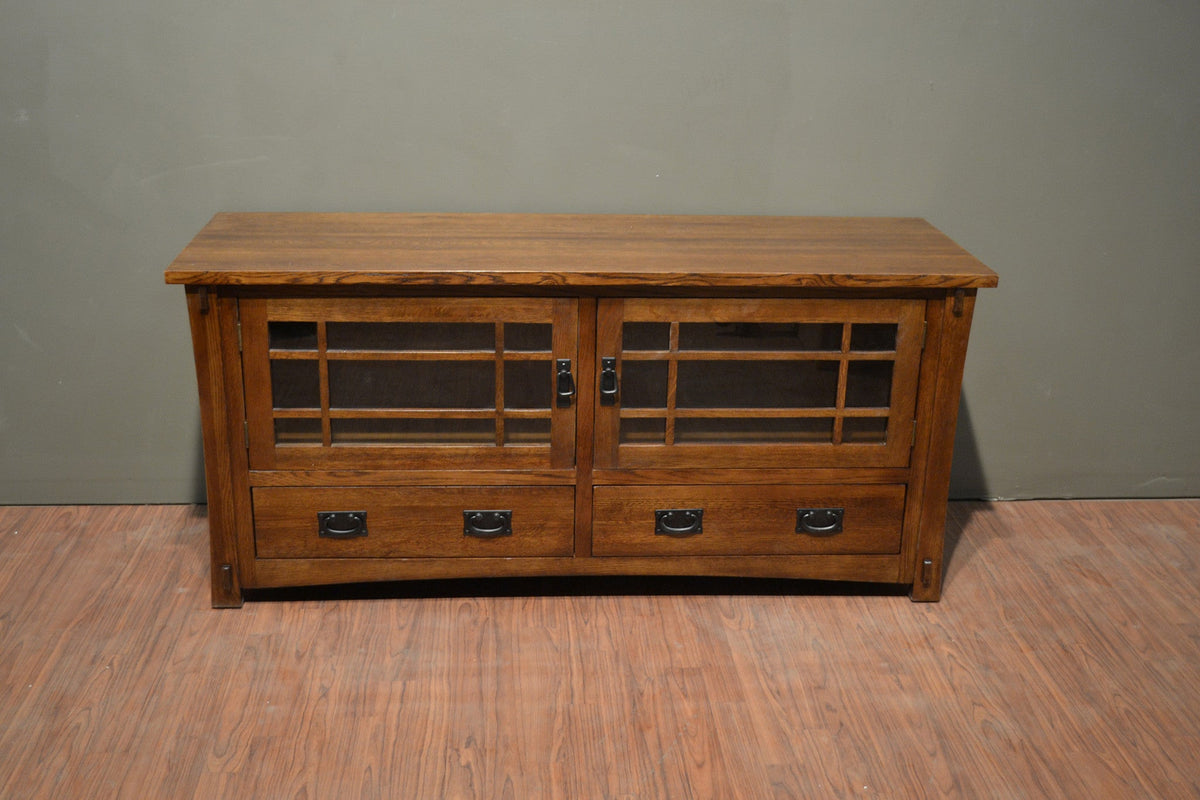 Mission Quarter Sawn Oak TV Stand - 60" (Pre-Order Micheal's Cherry)