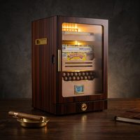 Luxidor Aureum 300 Electric Cigar Humidor Cabinet — Studio Shot