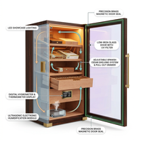 Luxidor Aureum 300 Electric Cigar Humidor Cabinet — How It Works