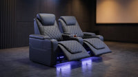 ObsidianCrest Diamond Recliner Pair — Lifestyle