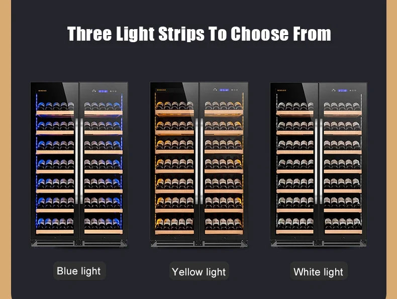 JiuFu Thermoelectric Dual Zone Wine Cooler Cellar Wine Cooling Fridge Corner Wine bar Cabinet  for Home