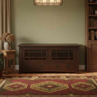Mission Quarter Sawn Oak TV Stand - 60" (Pre-Order Micheal's Cherry)