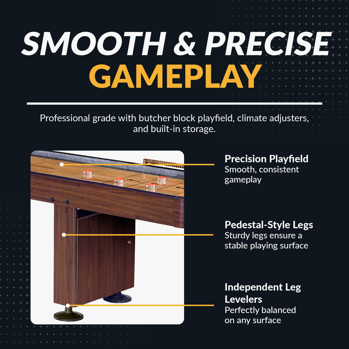 Hathaway Challenger Shuffleboard Table