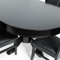 3-Leaf Oval Dining Top - Mahogany (Elite Alpha)