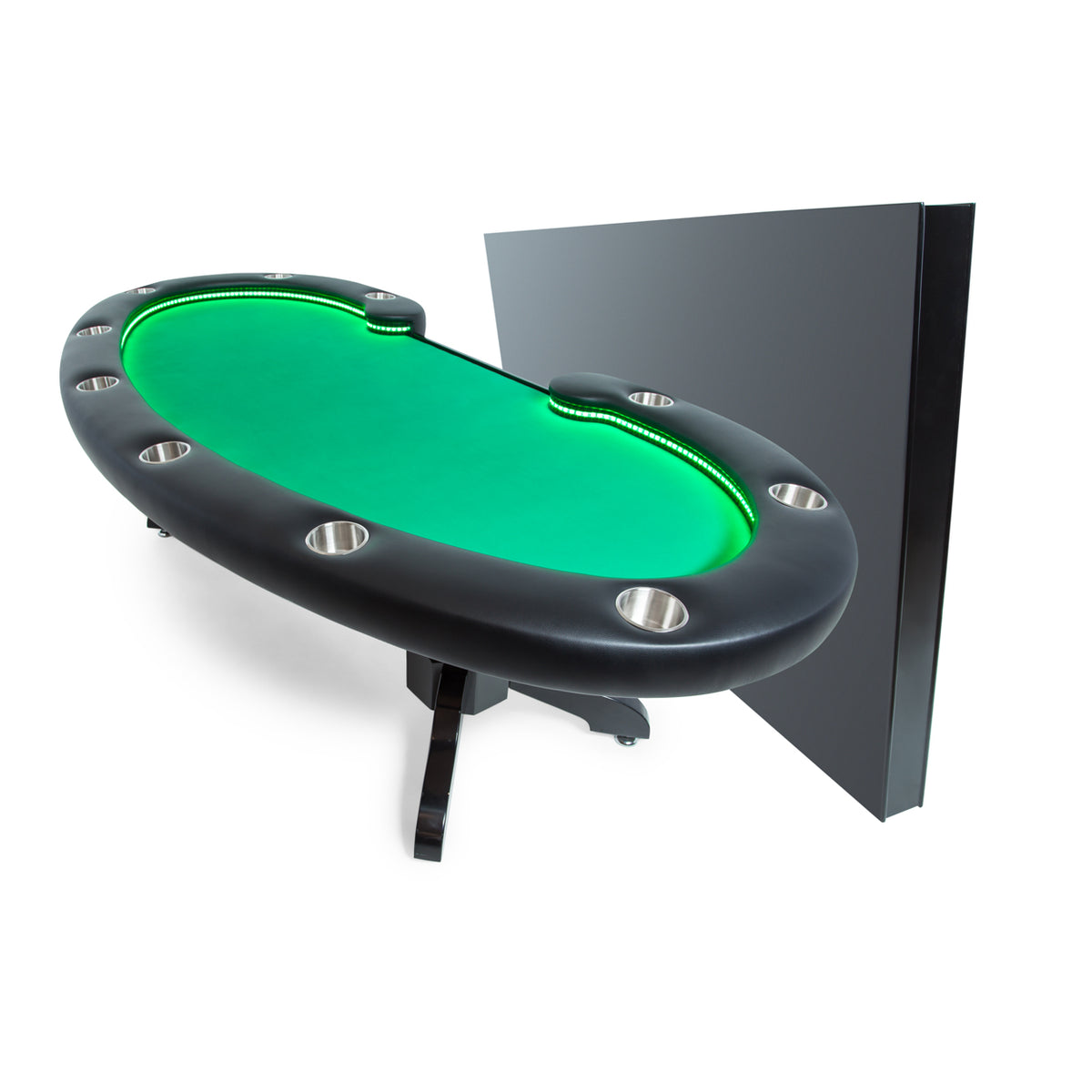 Lumen HD LED Poker Table - Green Velveteen