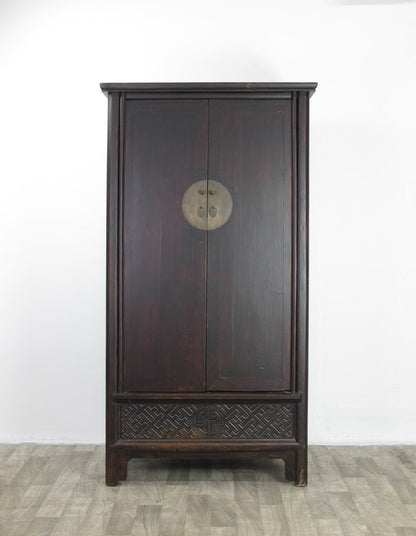 Hand Carved Apron Antique Chinese Cabinet