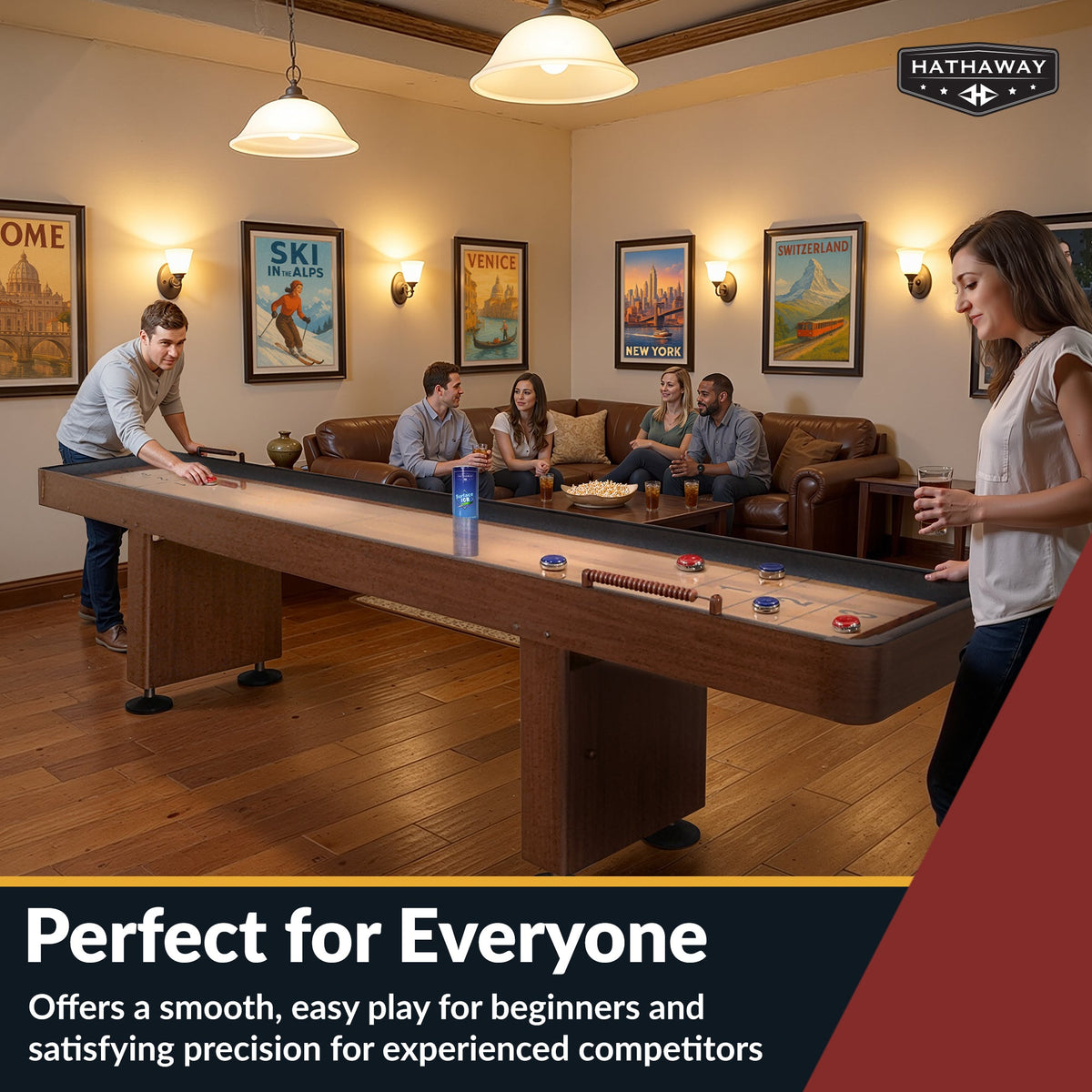 Hathaway Challenger Shuffleboard Table