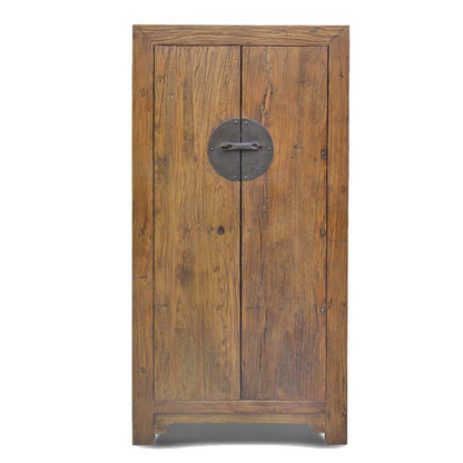 Square-corner Elm Cabinet
