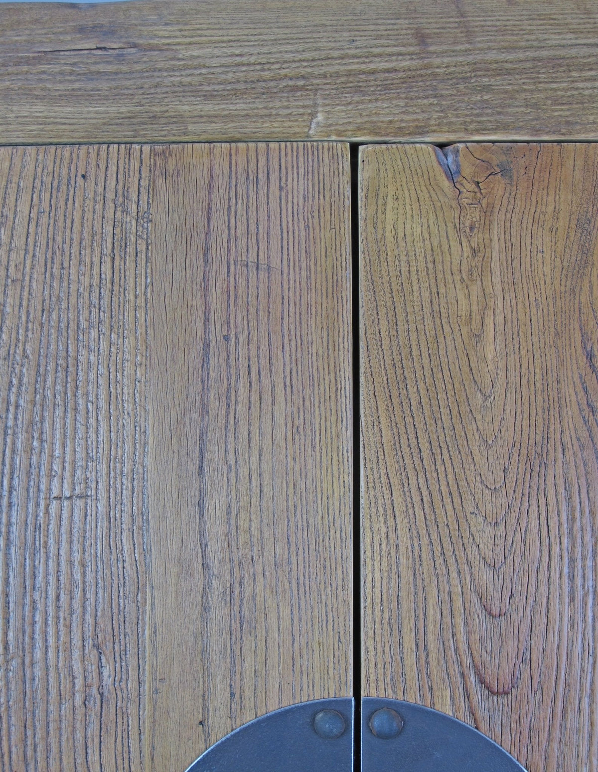 Square-corner Elm Cabinet
