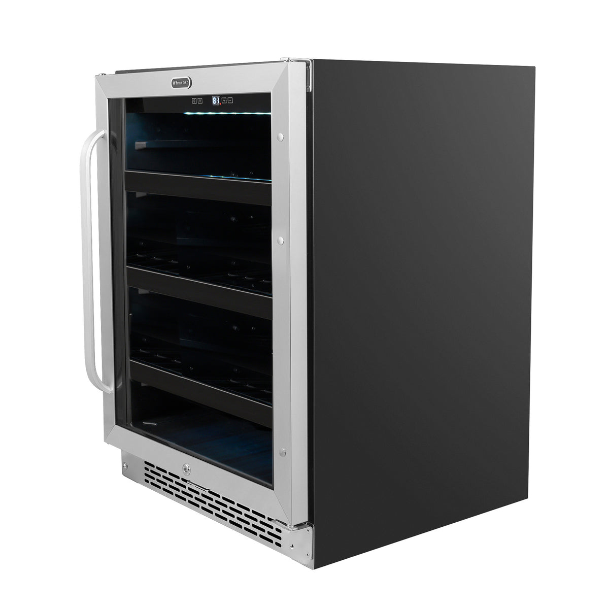 Whynter BBR-148SB 24 inch Built-In 140 Can Undercounter Stainless Steel Beverage Refrigerator cooler with Reversible Door, Digital Control, Lock and Carbon Filter - product image 5
