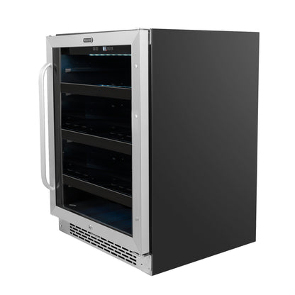 Whynter BBR-148SB 24 inch Built-In 140 Can Undercounter Stainless Steel Beverage Refrigerator cooler with Reversible Door, Digital Control, Lock and Carbon Filter - product image 5