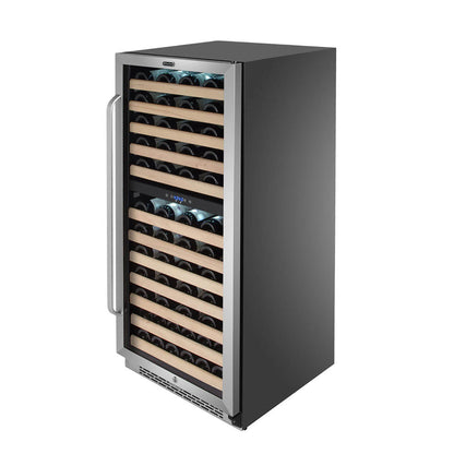 Whynter BWR-0922DZ/BWR-0922DZa 24" 92 Bottle Built-in Large Capacity Stainless Steel Dual Zone Compressor Wine Refrigerator with Display Rack and LED display - product image 5