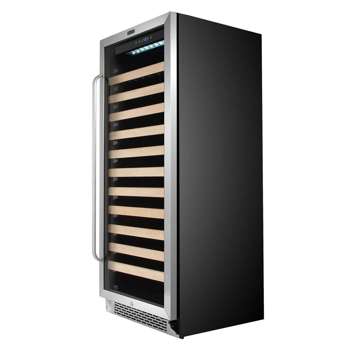 Whynter BWR-1002SD/BWR-1002SDa 24" 100 Bottle Large Capacity Built-in Stainless Steel Compressor Wine Refrigerator with Display Rack and LED display - product image 5