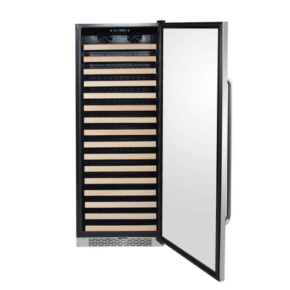 Whynter BWR-1662SD/BWR-1662SDa 24" 166 Bottle Large Capacity Built-in Stainless Steel Compressor Wine Refrigerator with Display Rack and LED display - product image 2