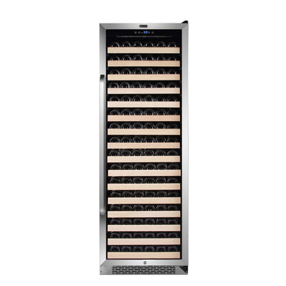 Whynter BWR-1662SD/BWR-1662SDa 24" 166 Bottle Large Capacity Built-in Stainless Steel Compressor Wine Refrigerator with Display Rack and LED display - product image 3