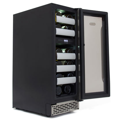 Whynter BWR-171DS Elite 17 Bottle Seamless Stainless Steel Door Dual Zone Built-in Wine Refrigerator - product image 4