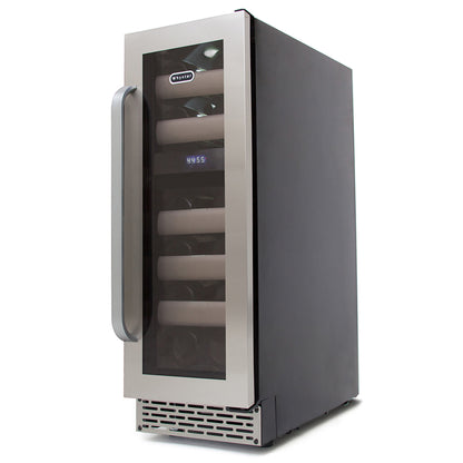 Whynter BWR-171DS Elite 17 Bottle Seamless Stainless Steel Door Dual Zone Built-in Wine Refrigerator - product image 5