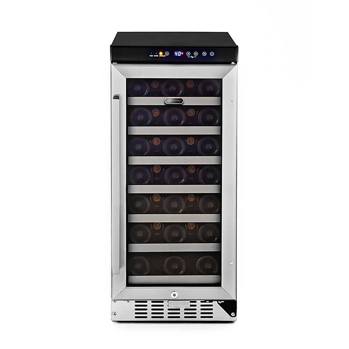 Whynter BWR-33SD 33 Bottle Compressor Built-In Wine Refrigerator - front view