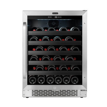Whynter BWR-408SB 24 inch Built-In 46 Bottle Undercounter Stainless Steel Wine Refrigerator with Reversible Door, Digital Control, Lock, and Carbon Filter - product image 2