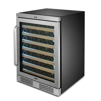 Whynter BWR-545XS Elite Spectrum Lightshow 54 Bottle Stainless Steel 24 inch Built-in Wine Refrigerator with Touch Controls and Lock - product image 3