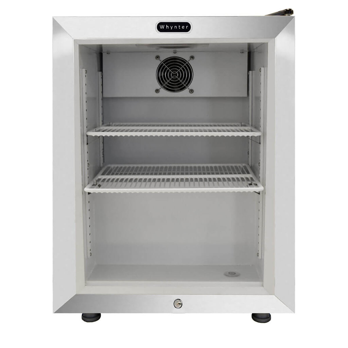 Whynter CDF-177SB Countertop Reach-In 1.8 cu ft Display Glass Door Freezer - front view