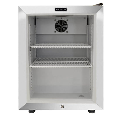 Whynter CDF-177SB Countertop Reach-In 1.8 cu ft Display Glass Door Freezer - front view