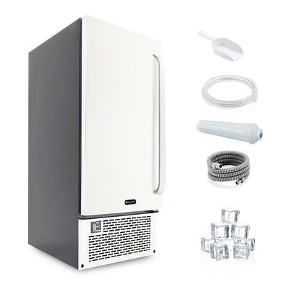 Whynter UIM-502SS 15" Built-In Ice Maker 80lb capacity Clear Ice Cube with NSF Inline Water Filter - product image 2